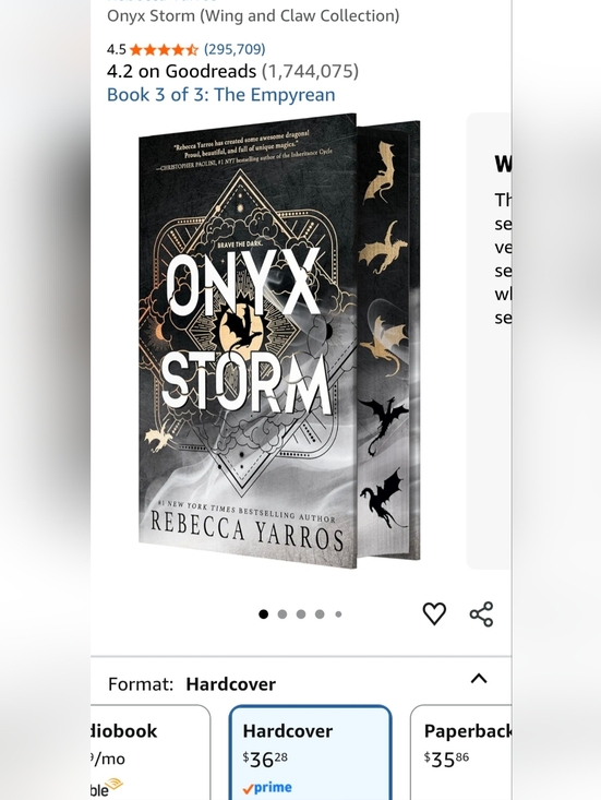 Rebecca Yarros The Empyrean series - Trilogy Books (hard Cover) - Picture 3 of 11